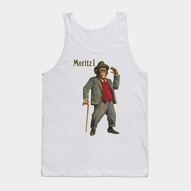 Moritz 1  Monkey in suit Tank Top by CS77